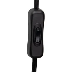 Globen Lighting Tischleuchte Lou, schwarz/weiß, Höhe 55 cm