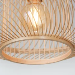 GOOD & MOJO Deckenlampe Maui, natur, Ø 70 cm, Bambus, E27