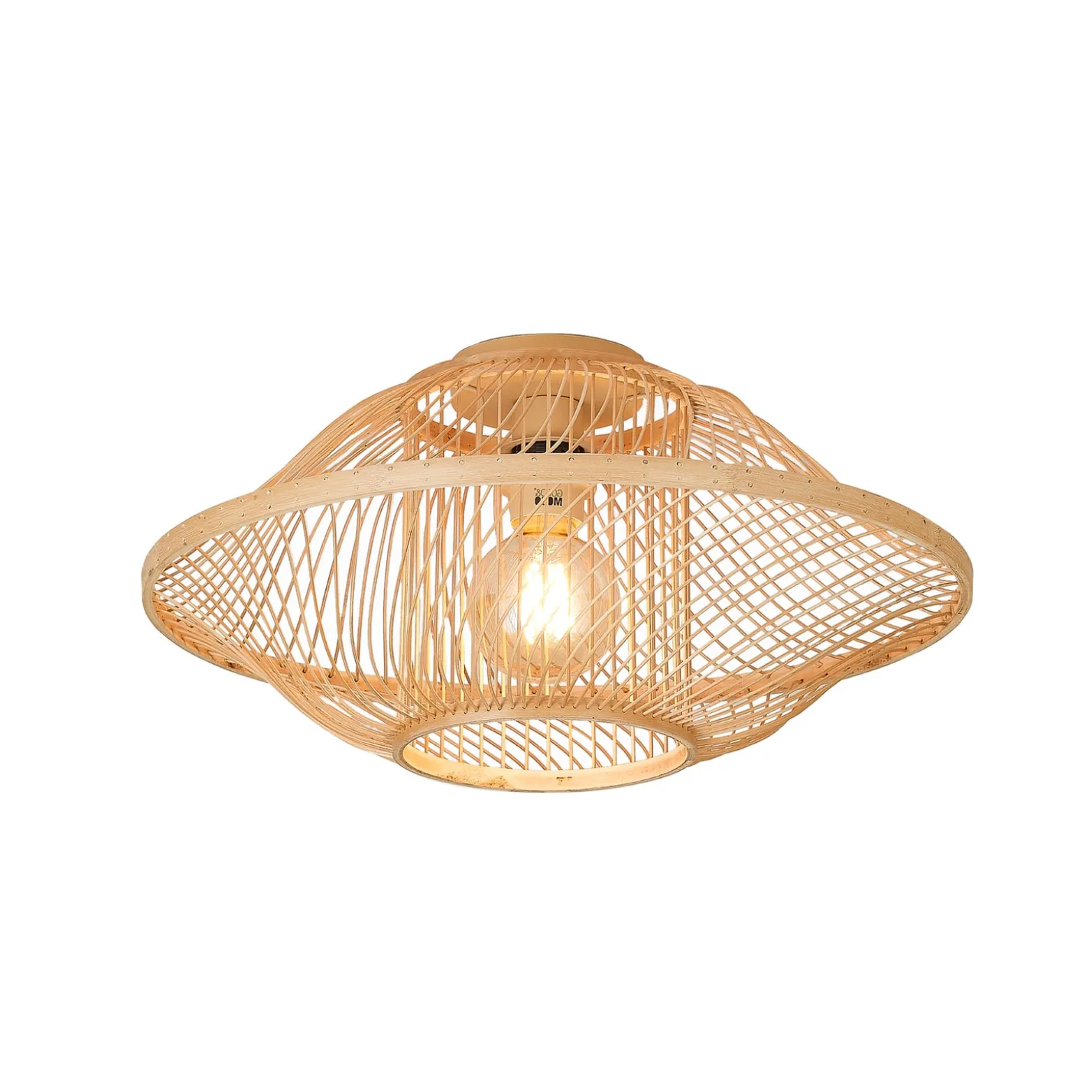 GOOD & MOJO Deckenlampe Maui, natur, Ø 50 cm, Bambus, E27