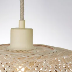 GOOD & MOJO Hängelampe Madura, Ø 60 cm, natur/braun, Bambus