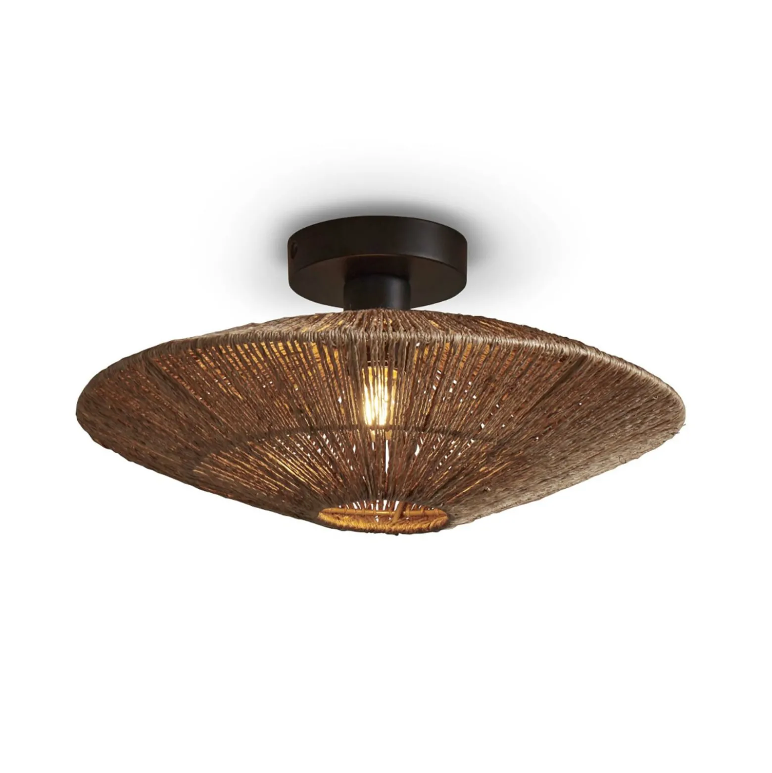 GOOD & MOJO Iguazu Deckenlampe Ø40cm natur