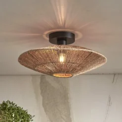 GOOD & MOJO Iguazu Deckenlampe Ø40cm natur