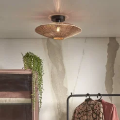 GOOD & MOJO Iguazu Deckenlampe Ø40cm natur