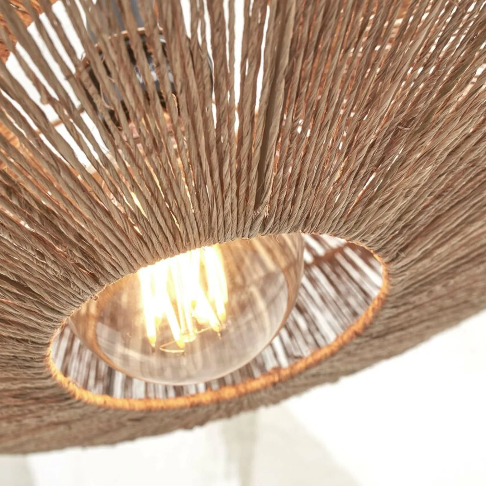 GOOD & MOJO Iguazu Deckenlampe Ø40cm natur