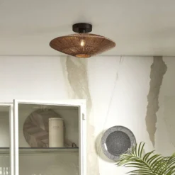 GOOD & MOJO Iguazu Deckenlampe Ø40cm natur