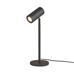 GOOD & MOJO Tischleuchte Java, schwarz, Bambus, 47 cm, GU10