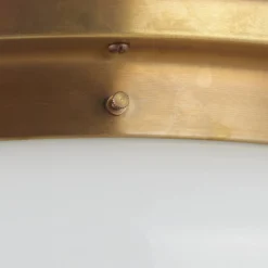 Große Deckenleuchte Harry aus Messing Ø 40 cm