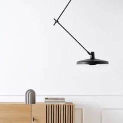 GRUPA Arigato Decke 1-flammig 140cm Ø45cm schwarz