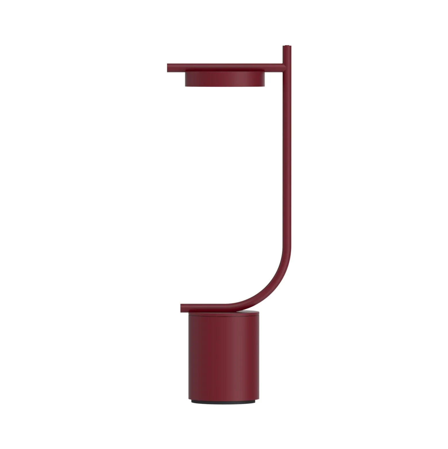 Grupa LED-Akku-Tischlampe Igram, rot, 40 cm, IP44