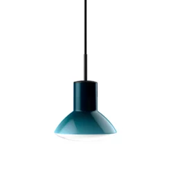 Grupa Pendellampe Onda, blau, Ø 17 cm, Glas, GU10