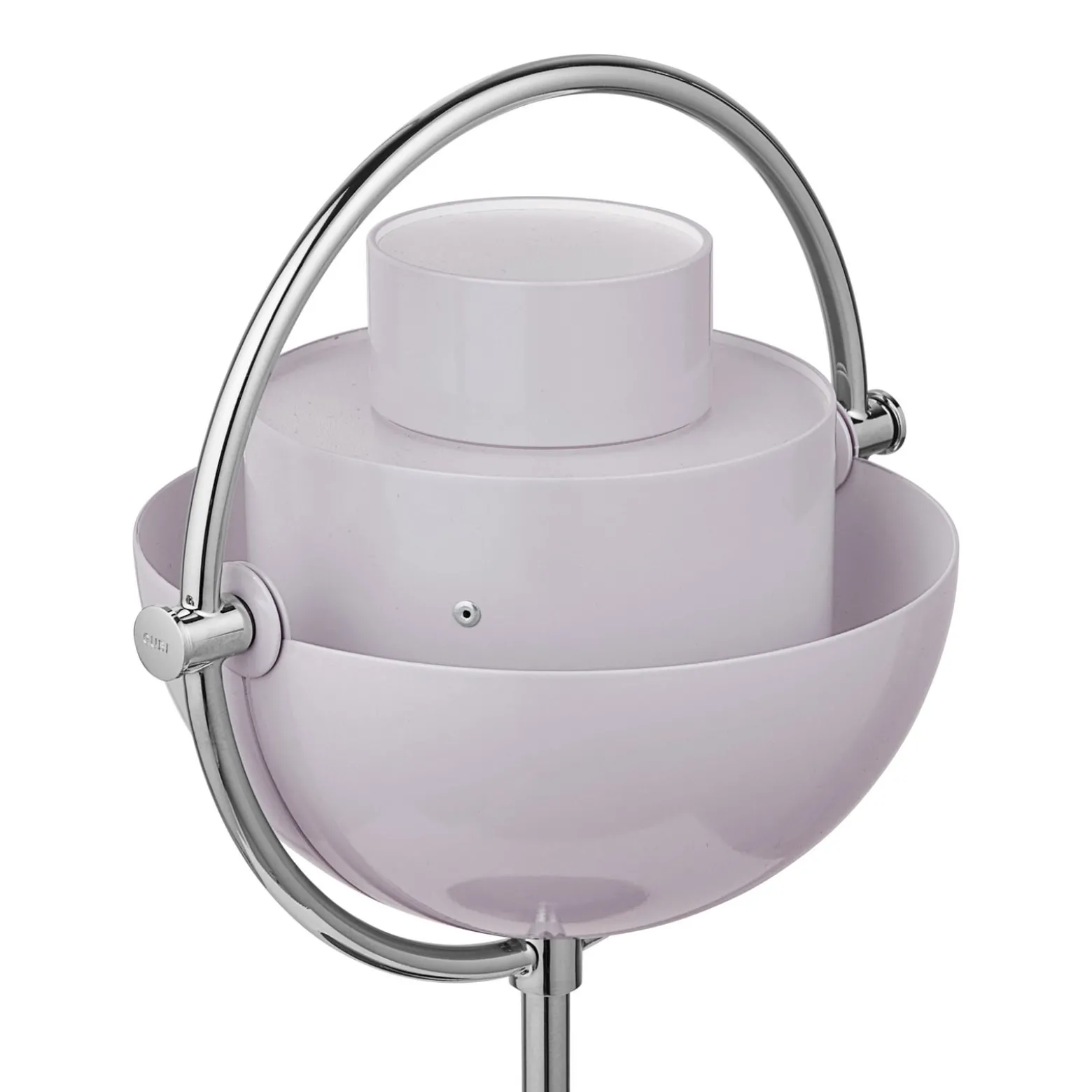 GUBI Akku-Tischleuchte Multi-Lite, chrom/lila, 30 cm