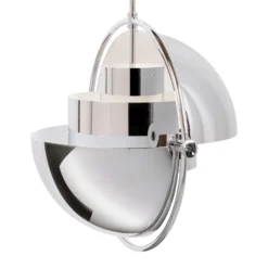 GUBI Hängeleuchte Multi-Lite, Ø 36 cm, chrom/chrom