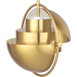GUBI Hängeleuchte Multi-Lite, Ø 27 cm, messing/messing
