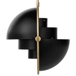 GUBI Hängeleuchte Multi-Lite, Ø 36 cm, messing/schwarz