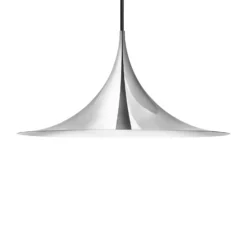 GUBI Hängeleuchte Semi, Ø 60 cm, chrom