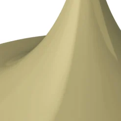 GUBI Hängeleuchte Semi, Ø 47 cm, fenchelsamen-creme glänzend