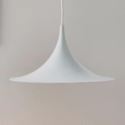 GUBI Hängeleuchte Semi, Ø 30 cm, weiß