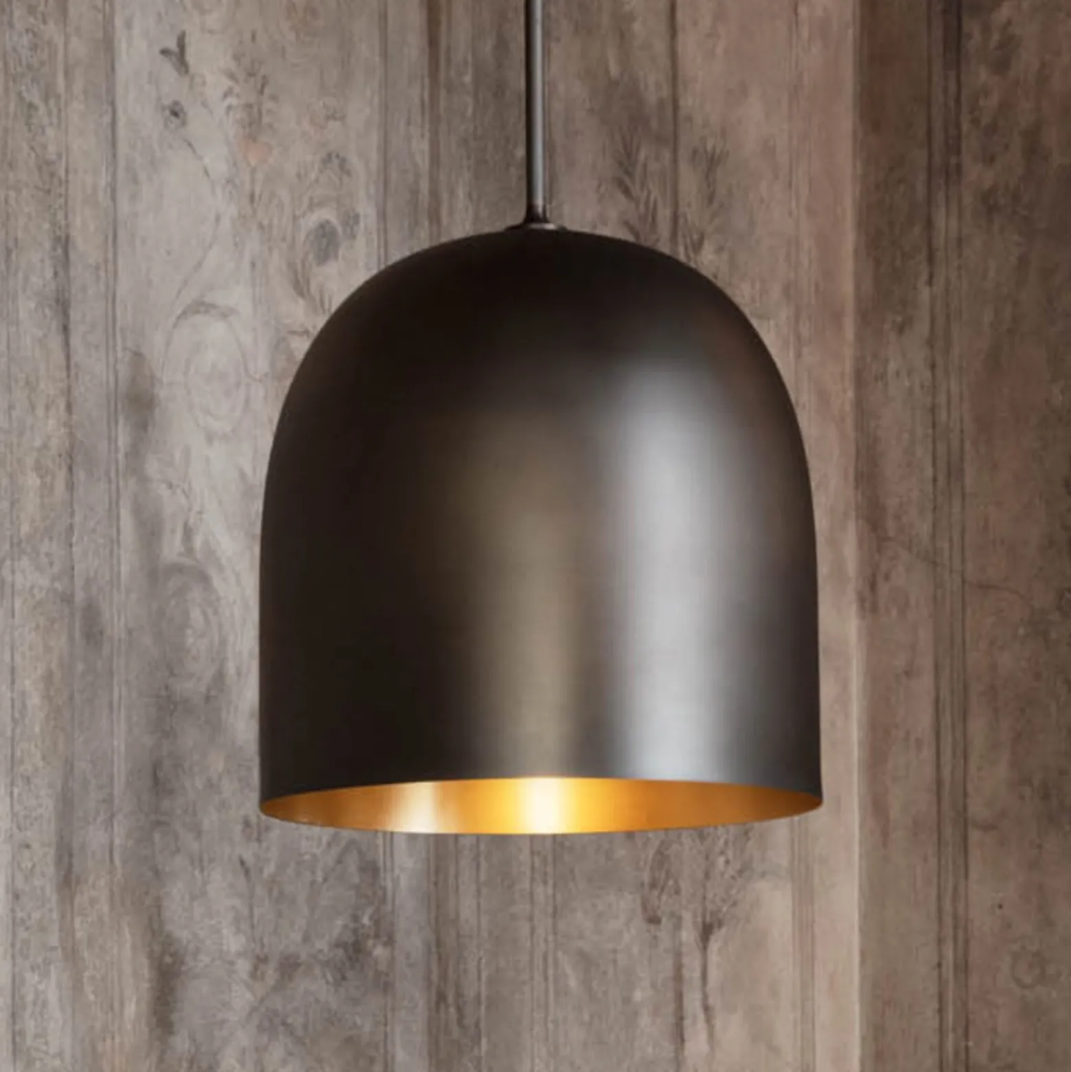 GUBI Howard Hängeleuchte Ø 16 cm gunmetal