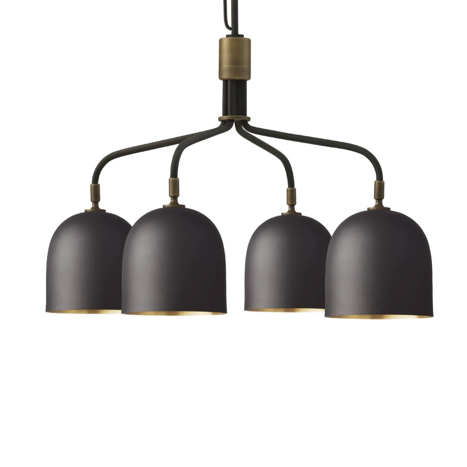GUBI Kronleuchter Howard 4-flammig Ø 66 cm gunmetal