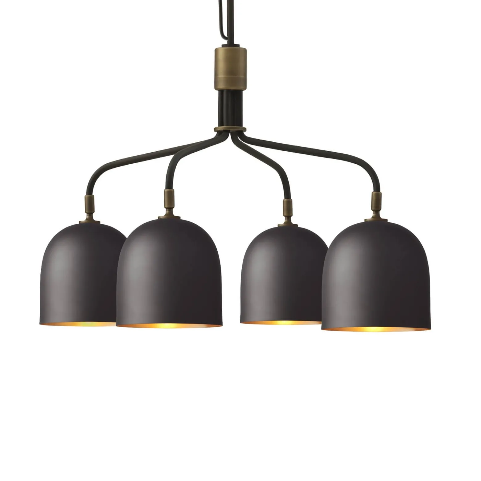 GUBI Kronleuchter Howard 4-flammig Ø 66 cm gunmetal