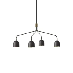 GUBI Kronleuchter Howard 4-flammig 134x103 cm gunmetal