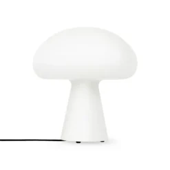 GUBI LED-Akku-Tischleuchte Obello, IP44, Glas gefrostet