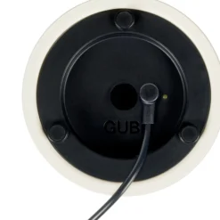 GUBI LED-Akku-Tischleuchte Obello, IP44, Glas gefrostet