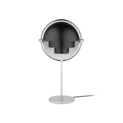 GUBI Tischleuchte Multi-Lite, Höhe 50 cm, chrom/schwarz