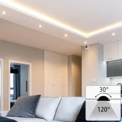 Hama WLAN LED-Einbauspot, App-Steuerung CCT weiß
