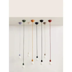 HAY E27-Pendelfassung COMMON, betongrau, Ø 4,5 cm