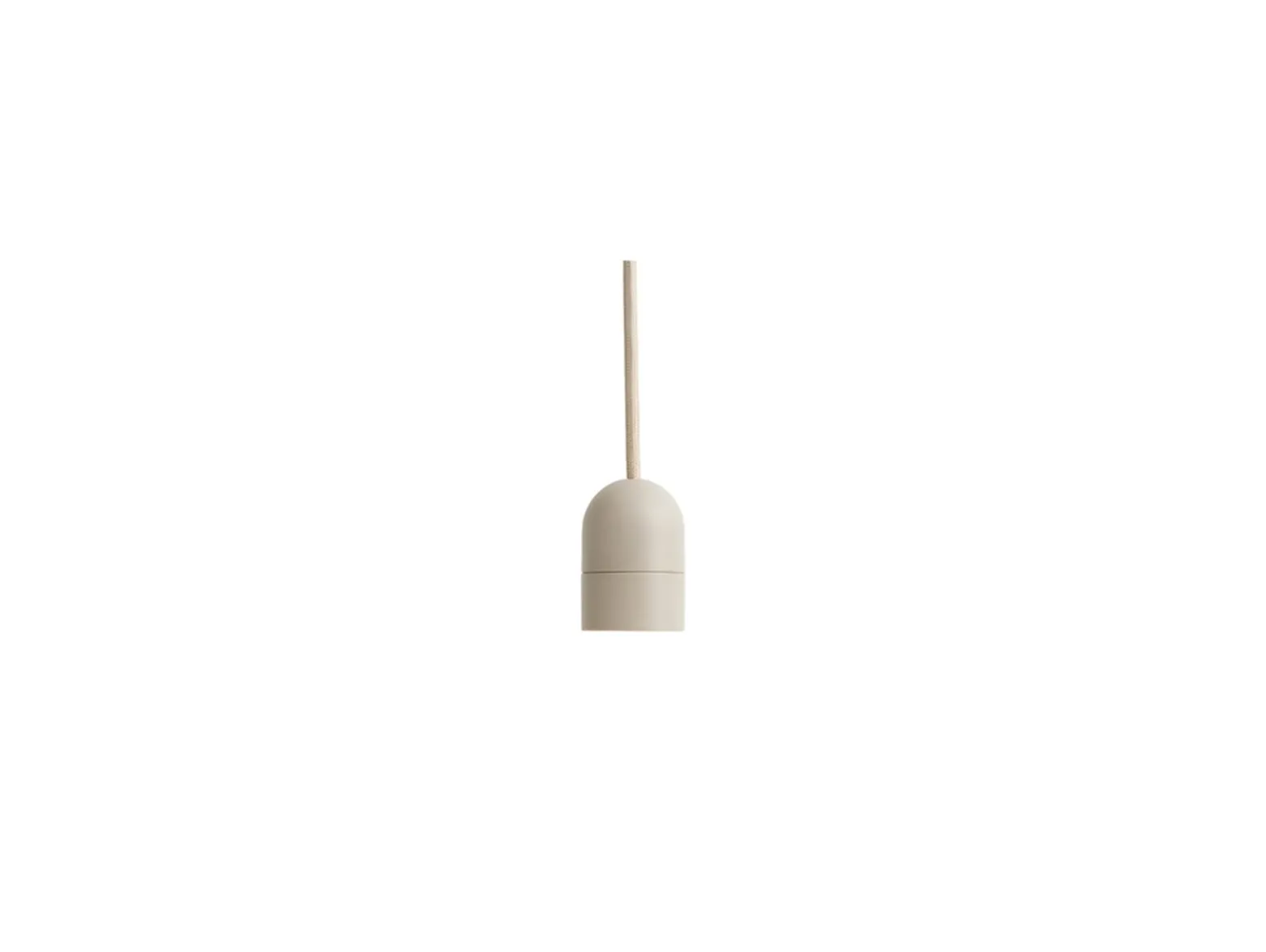 HAY E27-Pendelfassung COMMON, betongrau, Ø 4,5 cm