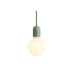HAY E27-Pendelfassung COMMON, grün, Ø 4,5 cm
