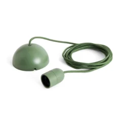 HAY E27-Pendelfassung COMMON, grün, Ø 4,5 cm