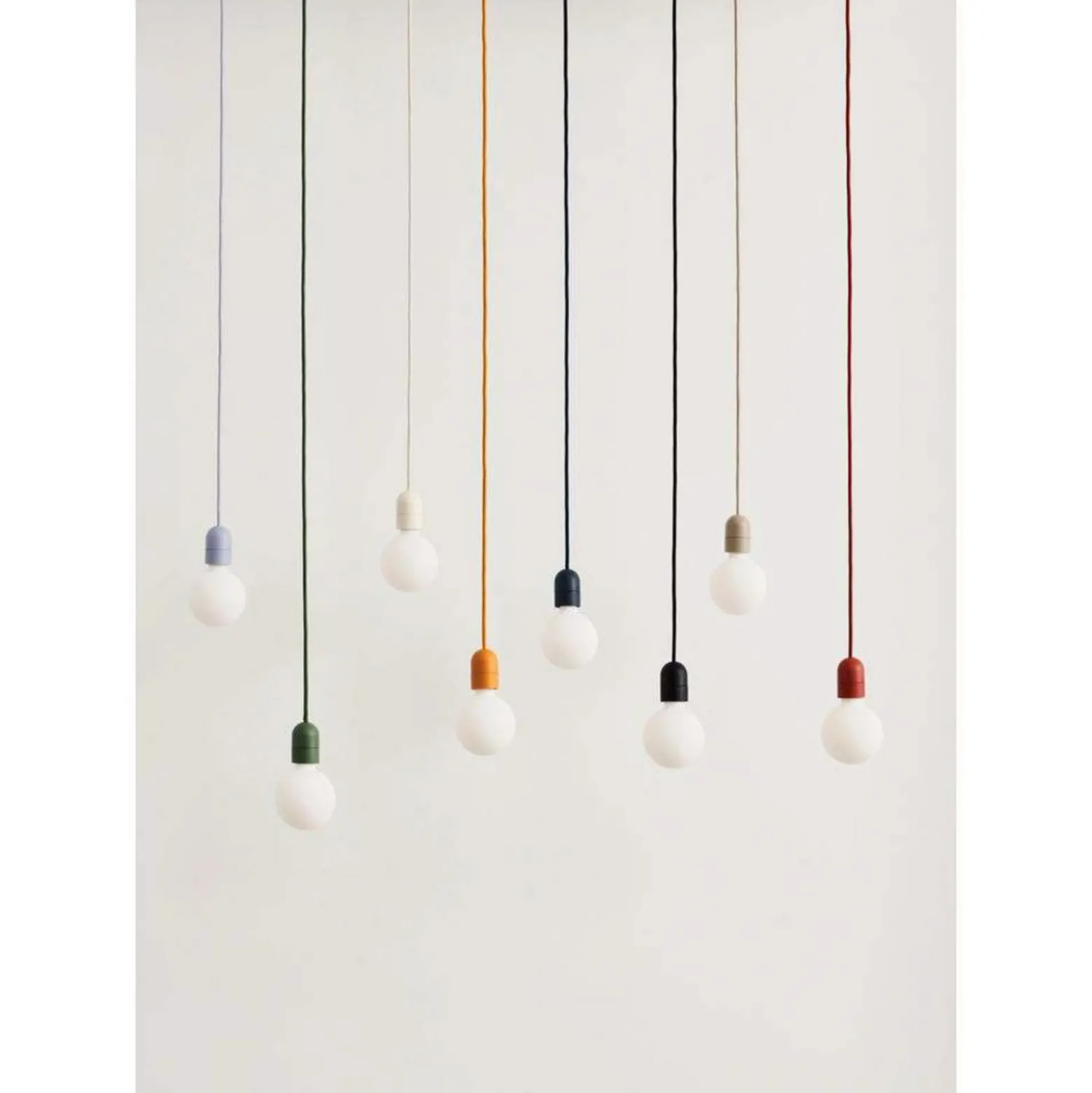 HAY E27-Pendelfassung COMMON, weiß, Ø 4,5 cm