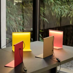 HAY LBM LED-Tischleuchte mit Dimmer, tonfarben