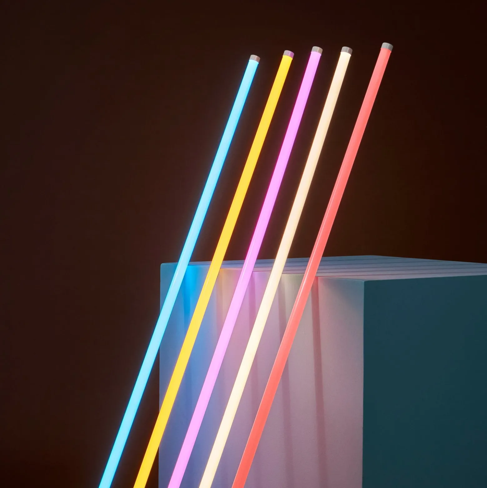 HAY LED-Röhre Neon Tube, blau, PVC, Länge 1,5 m, Stecker