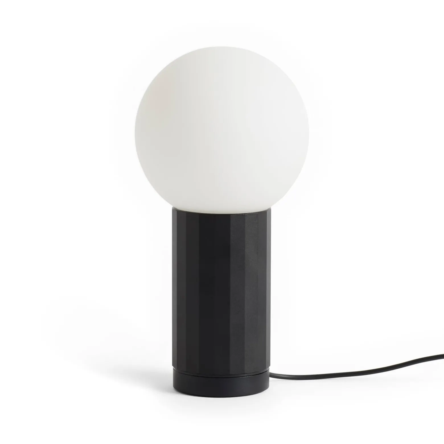 HAY LED-Tischleuchte TURN ON, schwarz, Höhe 20 cm, dimmbar