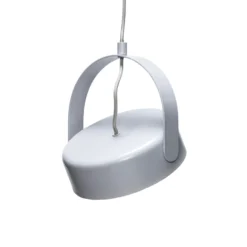 HÜBSCH LED-Hängeleuchte Stage, grau, Eisen, 3.000 K