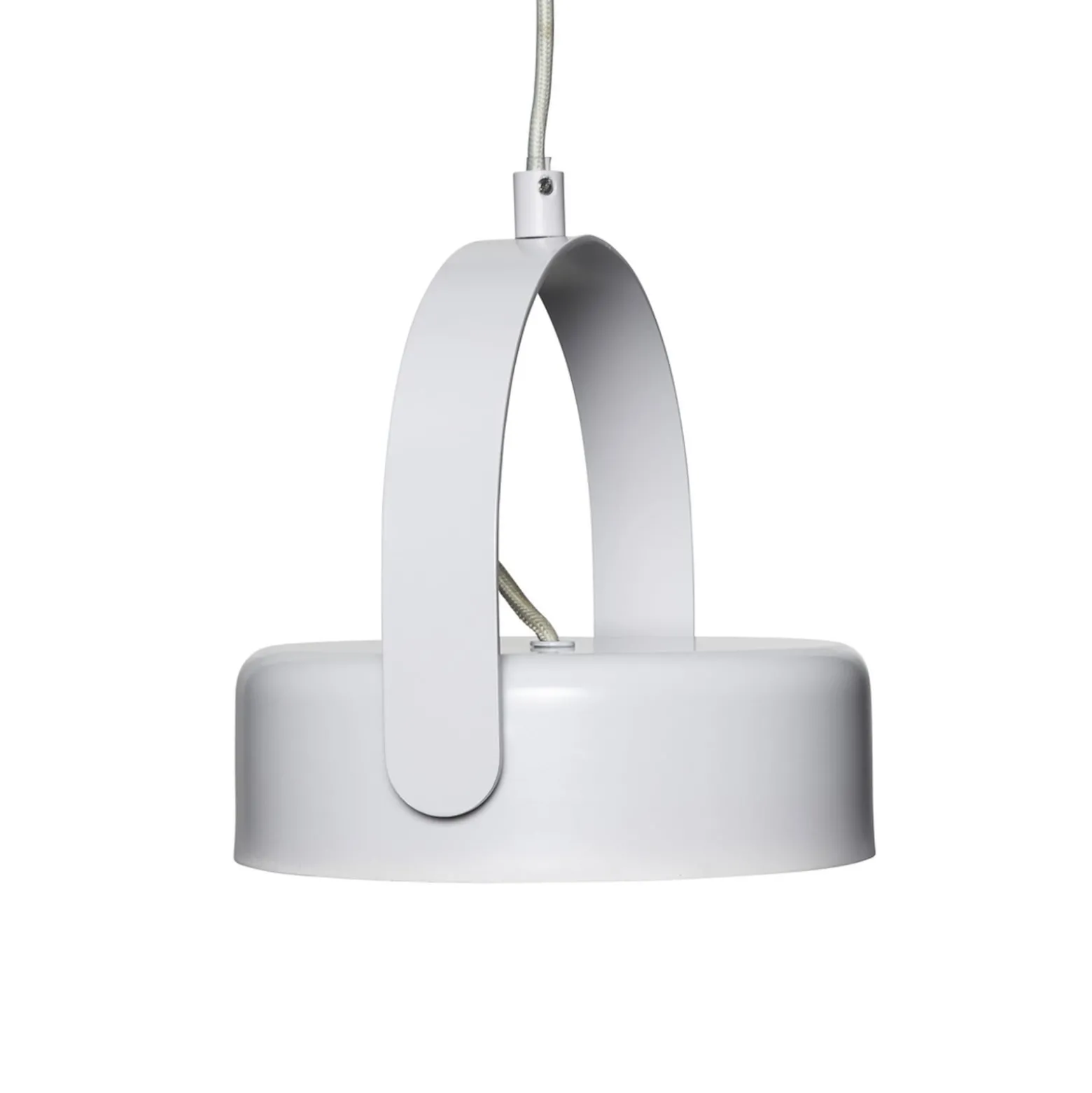 HÜBSCH LED-Hängeleuchte Stage, grau, Eisen, 3.000 K
