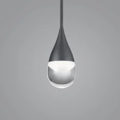 Helestra Deep LED-Hängeleuchte, matt schwarz