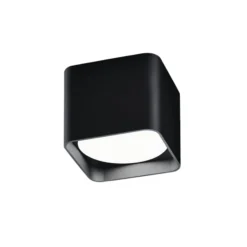 Helestra Dora LED-Deckenleuchte eckig schwarz matt