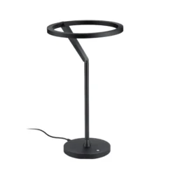 Helestra Elara LED-Tischlampe down dimmbar schwarz
