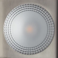 Helestra Kari LED-Deckenleuchte, eckig, nickel
