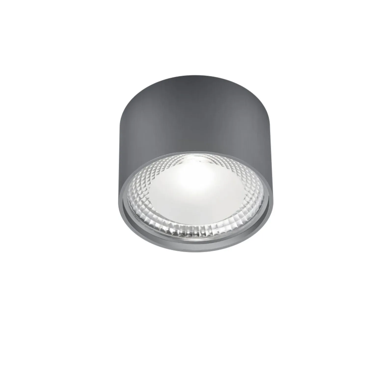 Helestra Kari LED-Deckenleuchte, rund, nickel