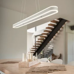 Helestra Liv - längliche LED-Hängeleuchte, dimmbar