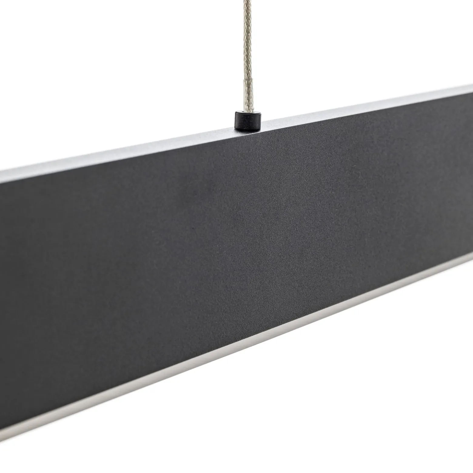 Helestra Nex LED-Pendelleuchte schwarz matt