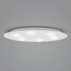 Helestra Nomi LED-Deckenleuchte Ø49cm dim weiß
