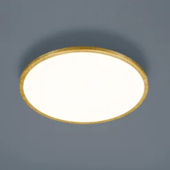 Helestra Rack LED-Deckenlampe dimmbar rund gold