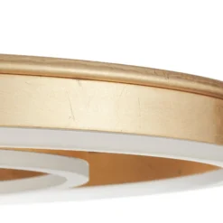 Helestra Sona LED-Deckenleuchte dimmbar Ø60cm gold