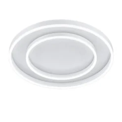 Helestra Sona LED-Deckenleuchte dimmbar Ø60cm weiß
